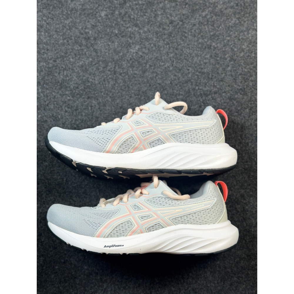 Asics Gel-Contend 9 Womens 8.5 Wide Running Shoes Grey Peach 1012B678 - Picture 6 of 11